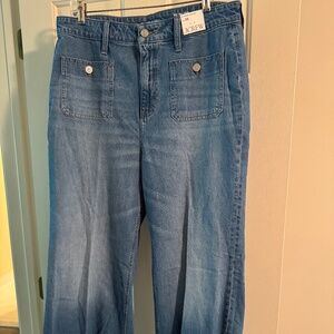 J Crew High Rise Sailor 96 Denim Trouser-Size 32-NWT